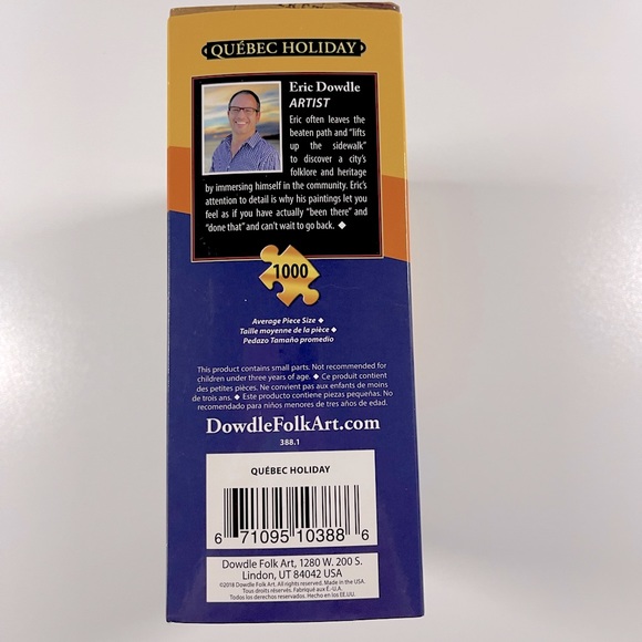 Dowdle Puzzle, “Quebec Holiday”  1,000 Pieces - Picture 5 of 15